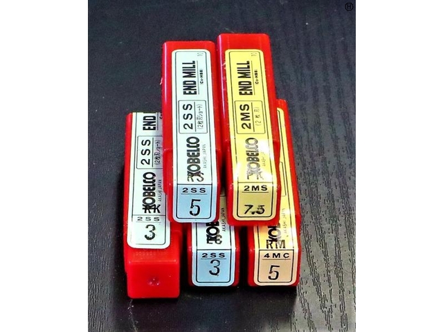KOBE STEEL 一山 5個 未使用 End Mill Image 2