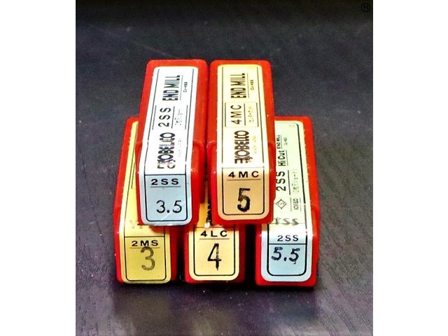 KOBE STEEL 一山 5個 未使用 End Mill Image 2
