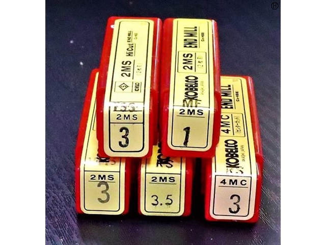 KOBE STEEL 一山 5個 未使用 End Mill Image 2
