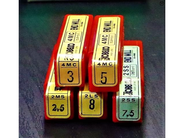 KOBE STEEL 一山 5個 未使用 End Mill Image 2