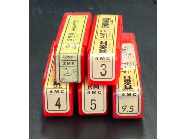 KOBE STEEL 一山 5個 未使用 End Mill Image 2