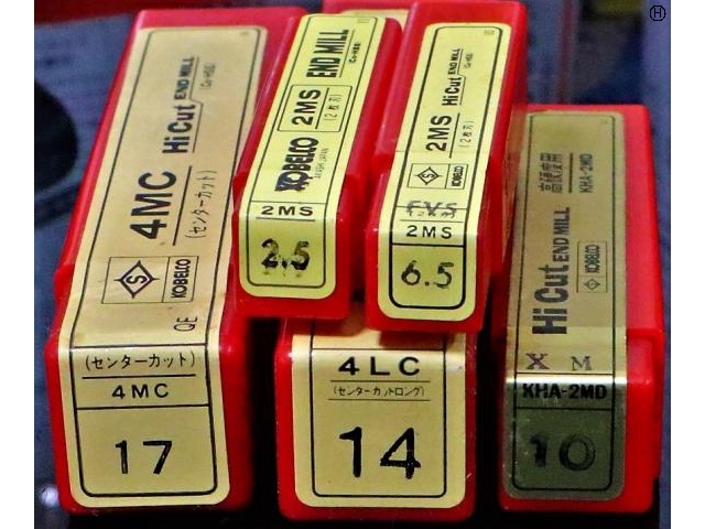 KOBE STEEL 一山 5個 未使用 End Mill Image 2