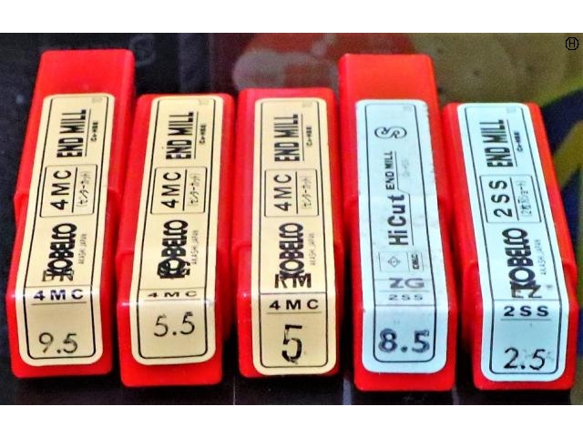 KOBE STEEL 一山 5個 未使用 End Mill Image 2