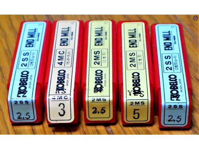 KOBE STEEL 一山 5個 未使用 End Mill Image 2