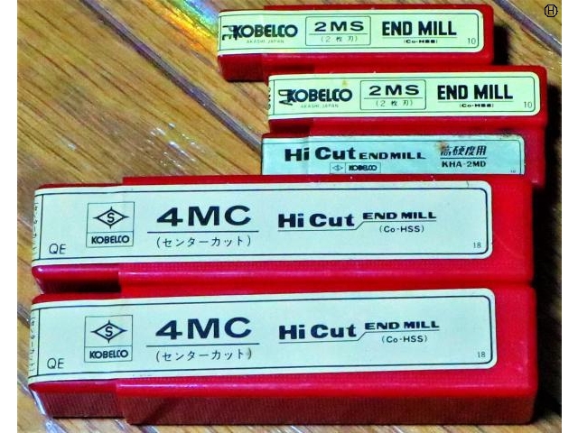 KOBELCO 一山 5個 未使用 エンドミル の画像 2枚目