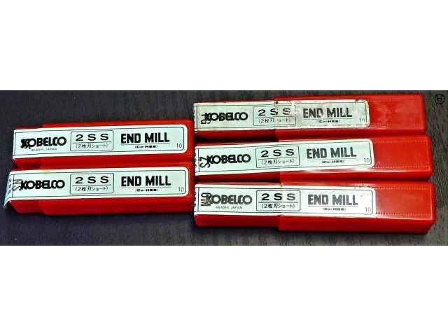 KOBE STEEL 一山 5個 未使用 End Mill Image 2