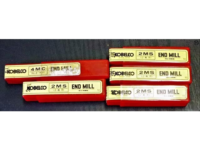 KOBELCO 一山 5個 未使用 エンドミル の画像 2枚目