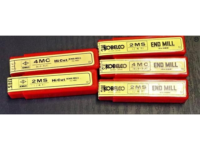 KOBE STEEL 一山 5個 未使用 End Mill Image 2