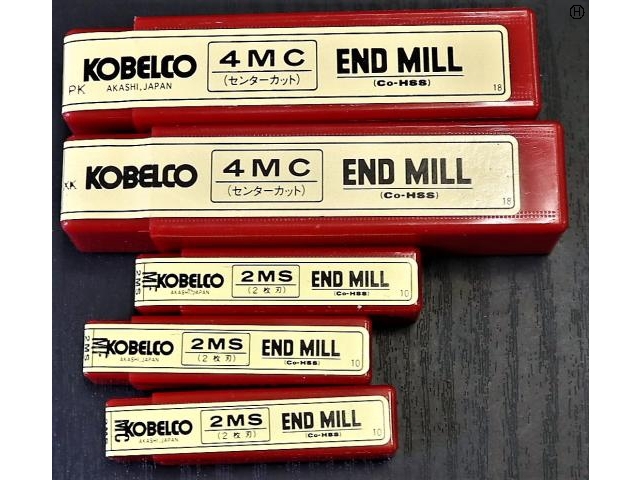 KOBE STEEL 一山 5個 未使用 End Mill Image 2