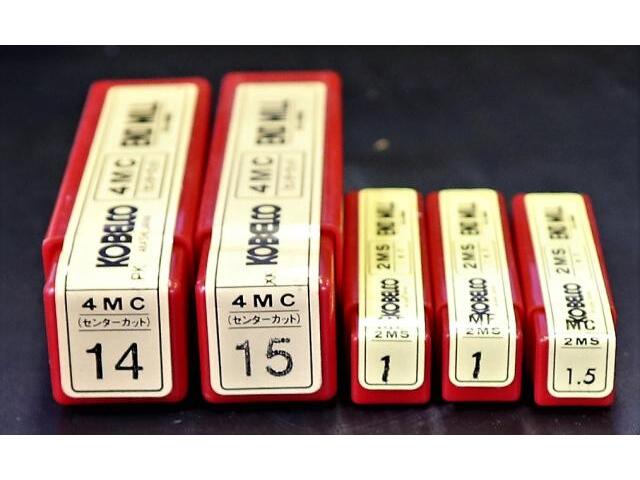 KOBE STEEL 一山 5個 未使用 End Mill Image 3
