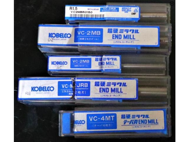 KOBE STEEL 一山 5個 未使用 End Mill Image 2