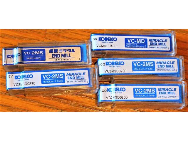 KOBELCO 一山 5個 未使用 エンドミル の画像 3枚目