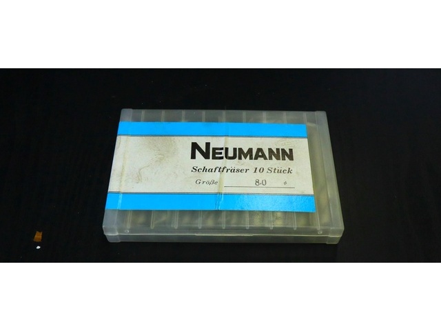 NEUMANN Φ8 10個 未使用 エンドミル の画像 1枚目
