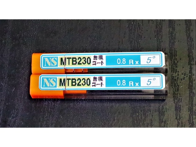 OSG 0.8R×5° 未使用 エンドミル の画像 1枚目
