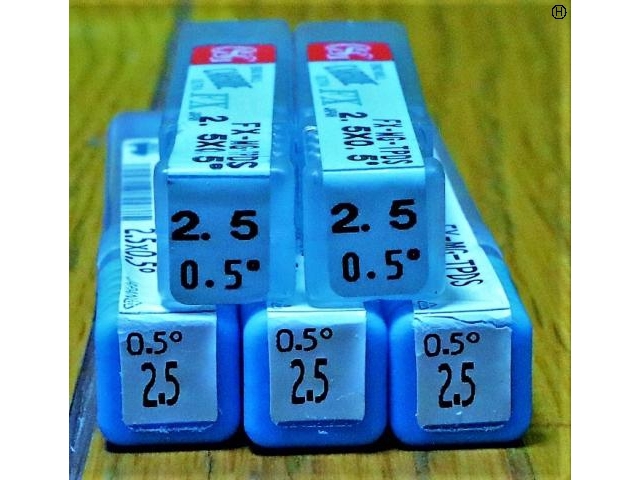 OSG 2.5×0.5° 5個 未使用 エンドミル の画像 2枚目
