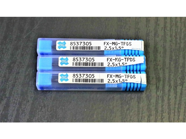 OSG 2.5×1.5° 3個 未使用 エンドミル の画像 1枚目