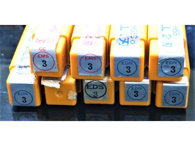 OSG 3 EDN 2枚刃 4枚刃 計9個 未使用 エンドミル の画像 3枚目