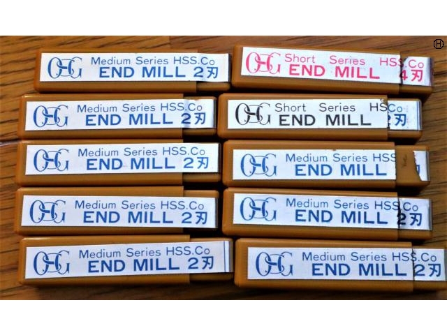 OSG 4枚刃 2枚刃 EDN EMS 3 10個 未使用 エンドミル の画像 2枚目