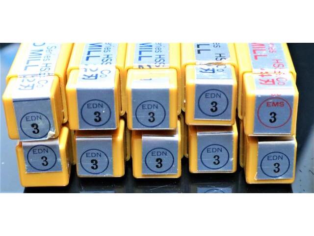 OSG 4枚刃 2枚刃 EDN EMS 3 10個 未使用 エンドミル の画像 3枚目