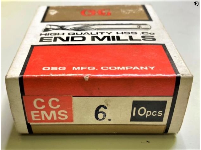 OSG 6×2個 計2個 未使用 エンドミル の画像 2枚目