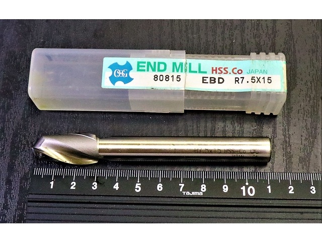 OSG EBD R7.5 未使用 エンドミル の画像 1枚目