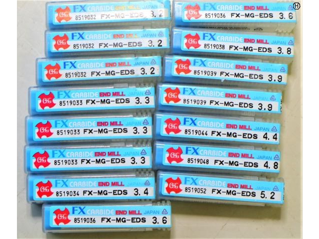 OSG FX-MG-EDS 3.2〜5.2 15個 未使用 エンドミル の画像 2枚目