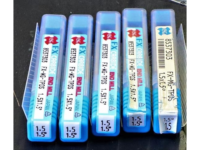 OSG FX-MG-TPDS 1.5×1.5° 5個 未使用 End Mill Image 2