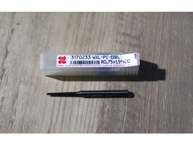 OSG R0.75×1.5°×20 未使用 End Mill Image 1