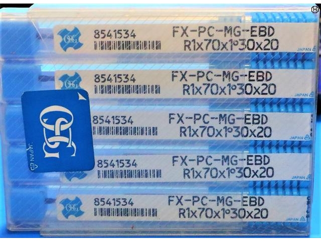 OSG R1×70×1°30×20 5個 未使用 エンドミル の画像 2枚目