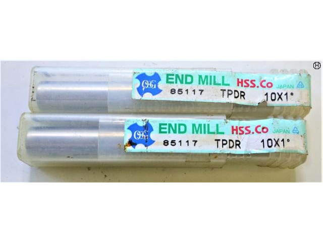 OSG TPDR 10×1° 2個 未使用 End Mill Image 2