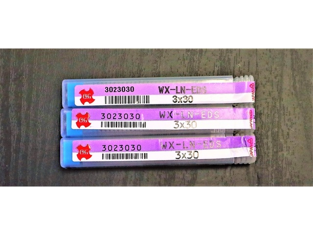 OSG WX-LN-EDS 3×30 未使用 エンドミル の画像 1枚目