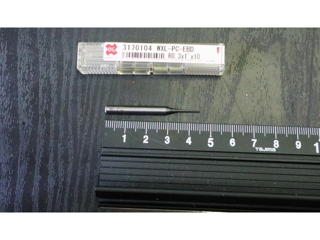 OSG WXL-PC-EBD R0.3×1°×10 未使用 エンドミル の画像 1枚目