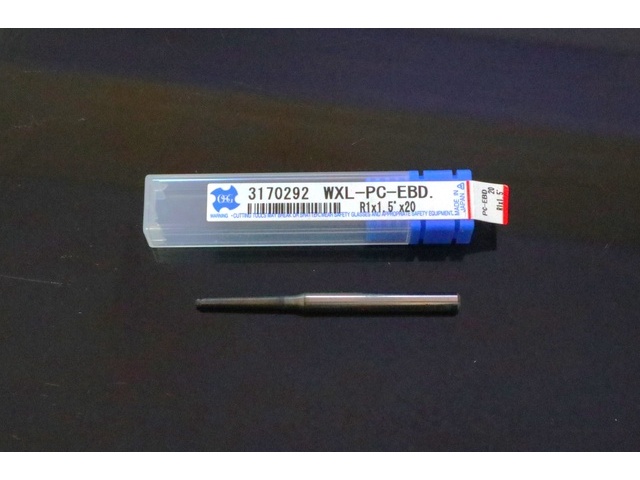 OSG WXL-PC-EBD R1×1.5°×20 未使用 エンドミル の画像 1枚目