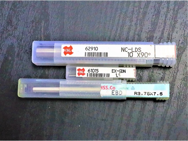 OSG 一山 3個 未使用 End Mill Image 1