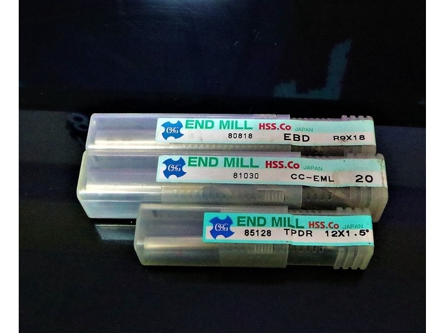 OSG 一山 3個 未使用 End Mill Image 1