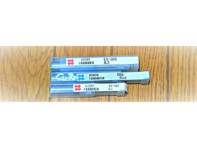OSG 一山 3個 未使用 エンドミル の画像 1枚目