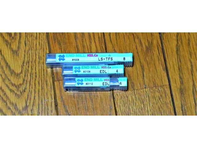 OSG 一山 3個 未使用 エンドミル の画像 1枚目
