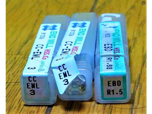 OSG 一山 3個 未使用 エンドミル の画像 2枚目