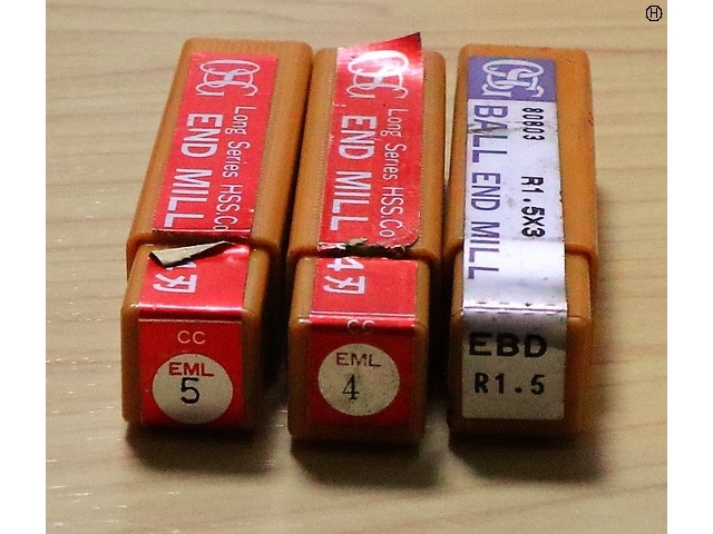 OSG 一山 3個 未使用 エンドミル の画像 2枚目