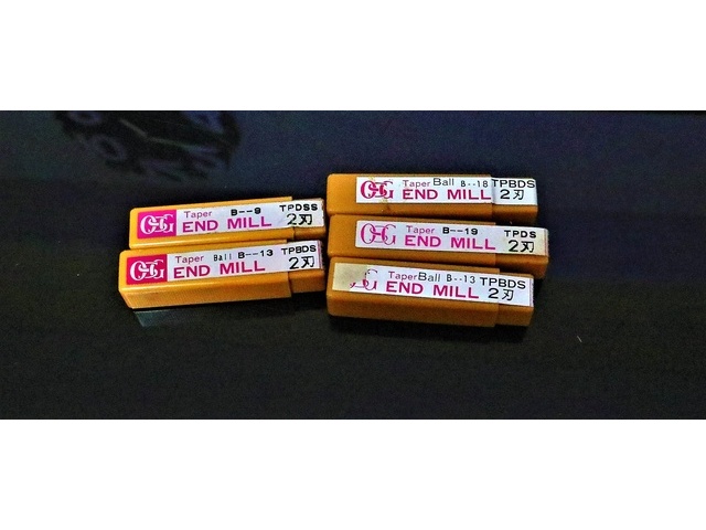 OSG 一山 5個 未使用 エンドミル の画像 1枚目