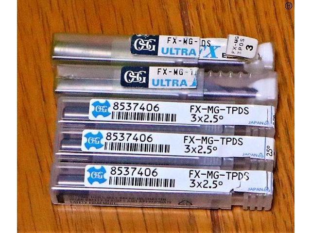 OSG 一山 5個 未使用 エンドミル の画像 2枚目