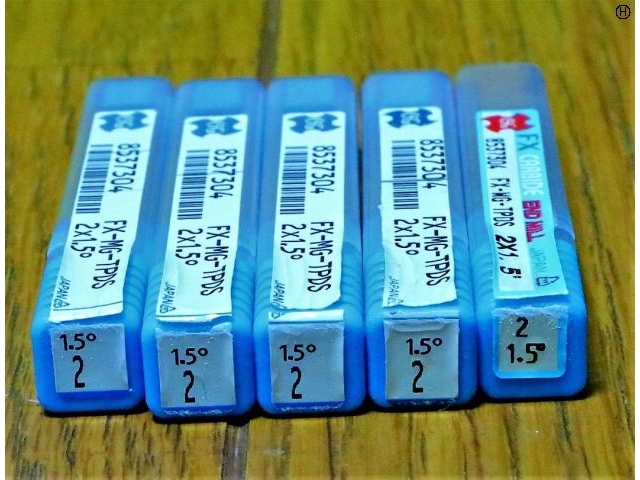 OSG 一山 5個 未使用 エンドミル の画像 2枚目