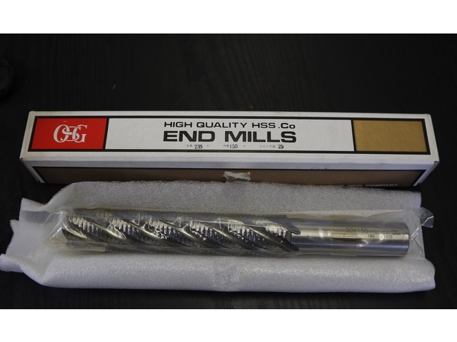 OSG 全長235 刃長150 シャンク径25 30 未使用 エンドミル の画像 1枚目