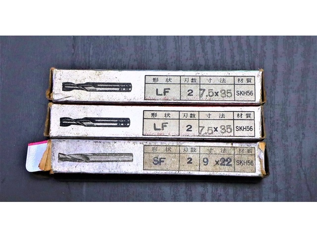 フクダ精工 FKD 一山 3個 未使用 エンドミル の画像 2枚目