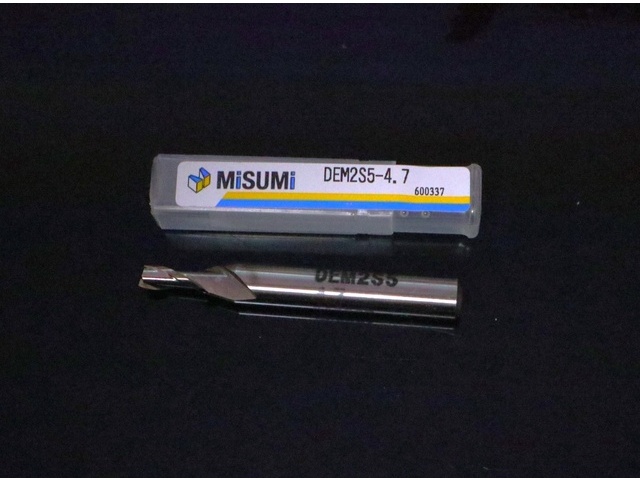 MISUMI CORP DEM2S5-4.7 未使用 End Mill Image 1