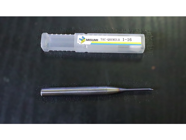 MISUMI CORP TAC-QBEM2LB 1-16 End Mill Image 1