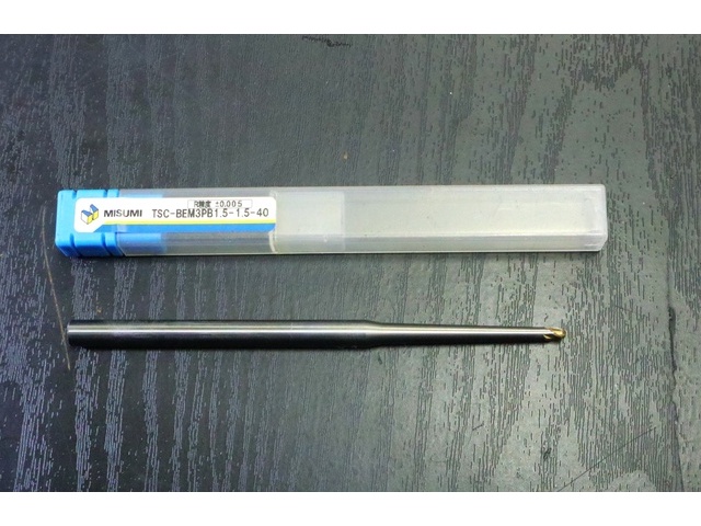ミスミ TSC-BEM3PB 1.5-1.5-40 未使用 エンドミル の画像 1枚目