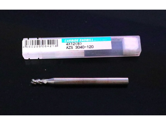 ユニオンツール AZS 2040-120 φ4.0 12.0 未使用 エンドミル の画像 1枚目