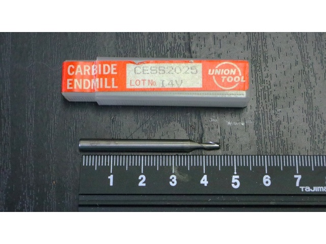 UNION TOOL CESS2025I4V Φ2.5 未使用 End Mill Image 1