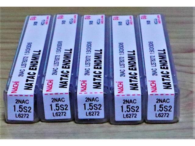 不二越 Nachi 2GE 1.5S2 L6272 5個 未使用 End Mill Image 3